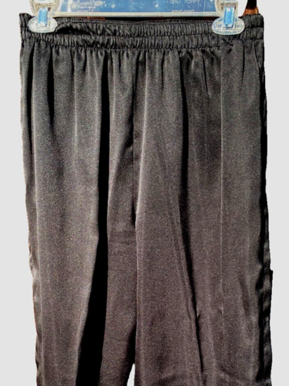 Vintage Adelaar Women's Black Slack Polyester Pant - Size 12 - Made in USA